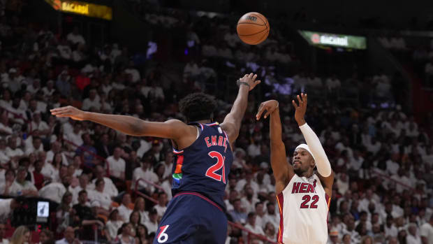 Jimmy Butler Joel Embiid Heat 76ers